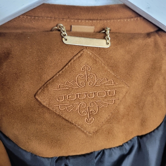 JouJou Camel Microfiber Moto Style Jacket - Picture 2 of 5